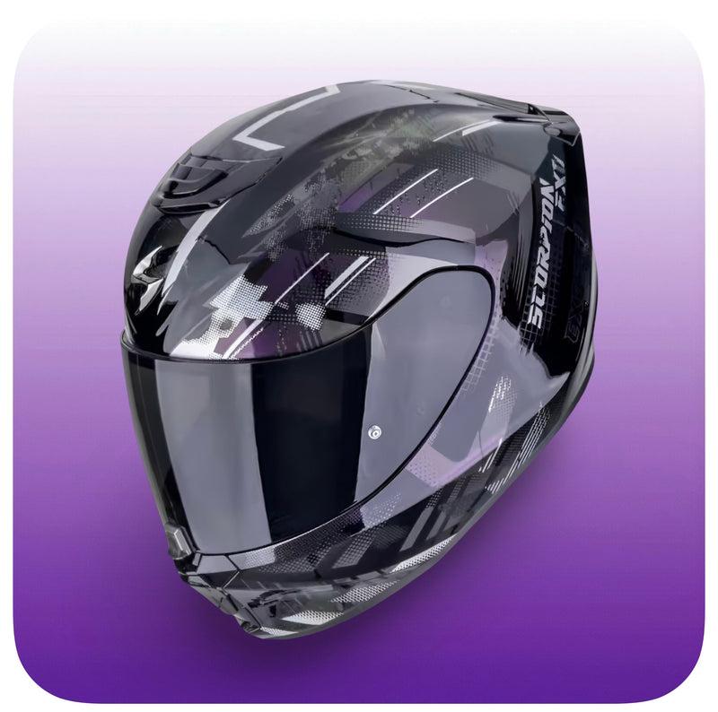 Casco De Moto, Integral, Scorpion, Pantalla Transparente