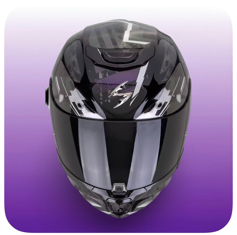 Casco De Moto, Integral, Scorpion, Pantalla Transparente