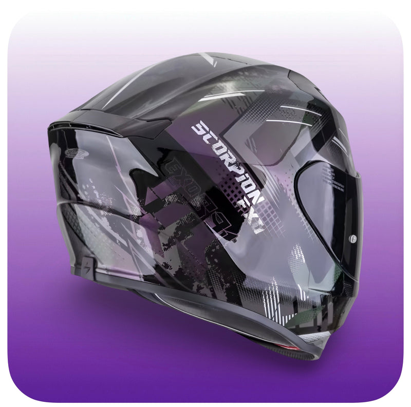 Casco De Moto, Integral, Scorpion, Pantalla Transparente